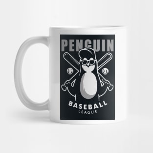 Penguin Baseball Tribute - Penguin Baseball League - Baseball Gift Mug